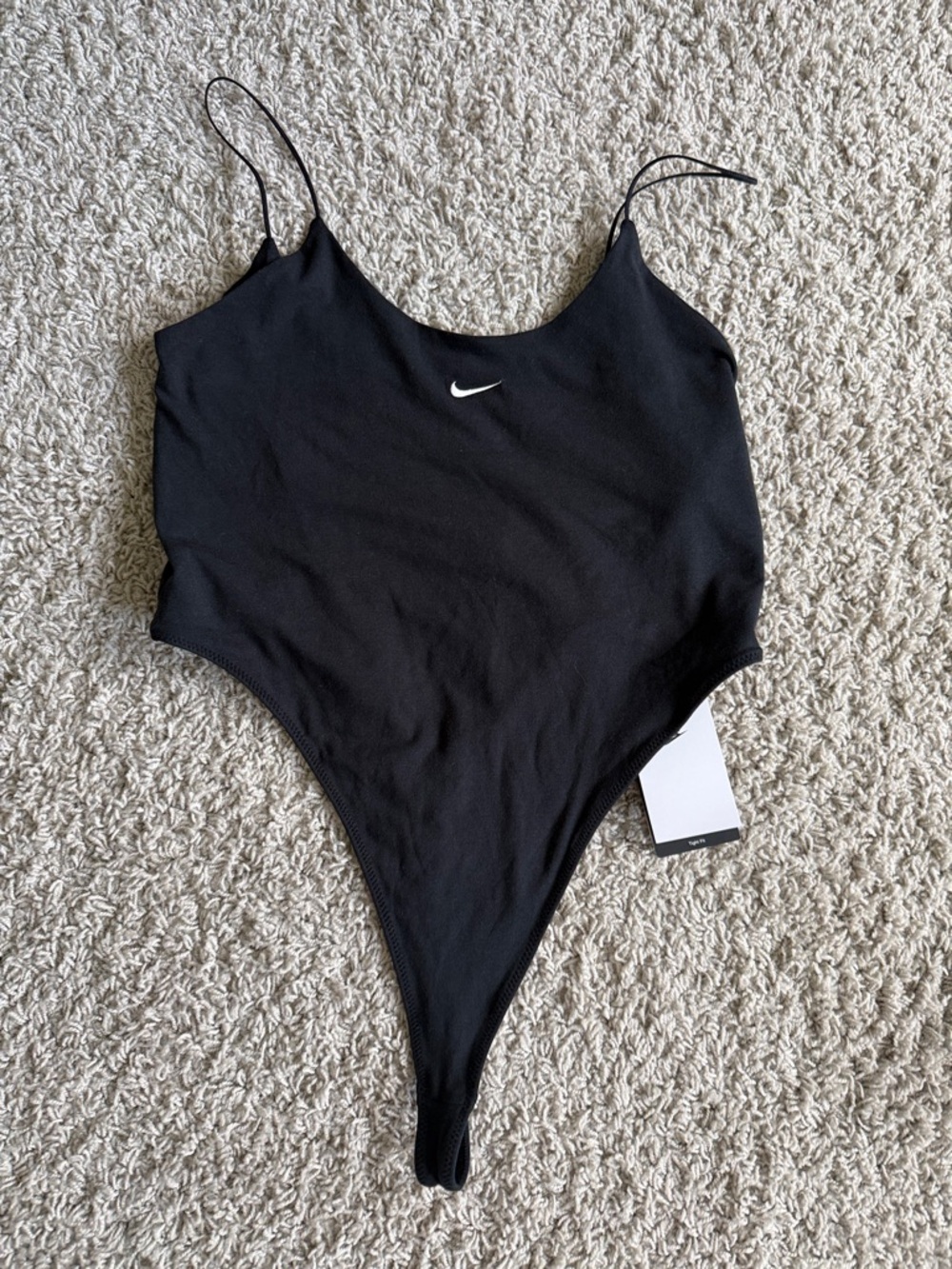 Nike Black Slim-Strap Bodysuit